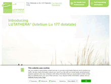 Tablet Screenshot of lutathera.com